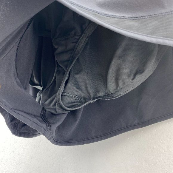 LULULEMON Black Adjustable Running Shorts Elastic in Waist Mesh Detail - Picture 3 of 7